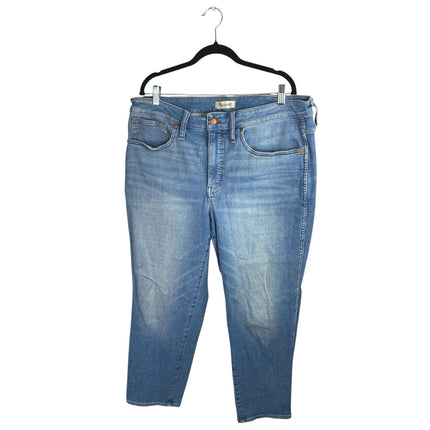 Madewell Women's Blue High Waist Skinny Medium Wash Denim Jeans Pants Size 18