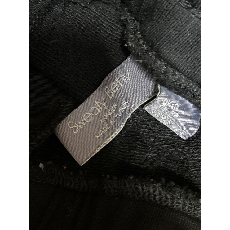 Sweaty Betty Women's Black High Waisted Wide Leg Baggy Trousers Pants Size 6