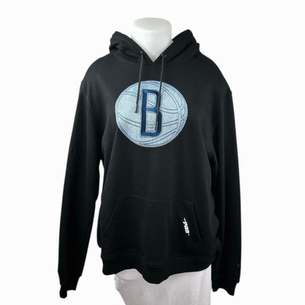 NEW PRO Standard Black NBA Basketball Brooklyn Nets Hoodie Hooded Sweatshirt XL