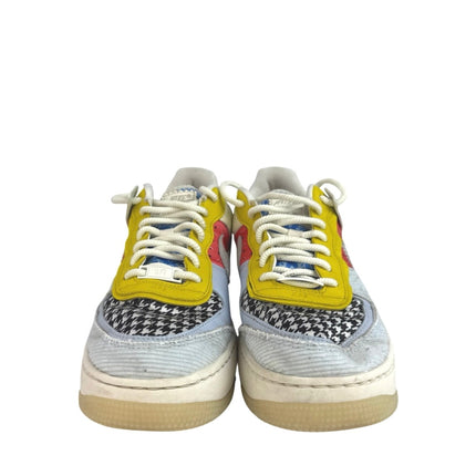 Nike Air Force 1 Shadow Colorblock Houndstooth Low Top Running Sneakers Shoes 1010