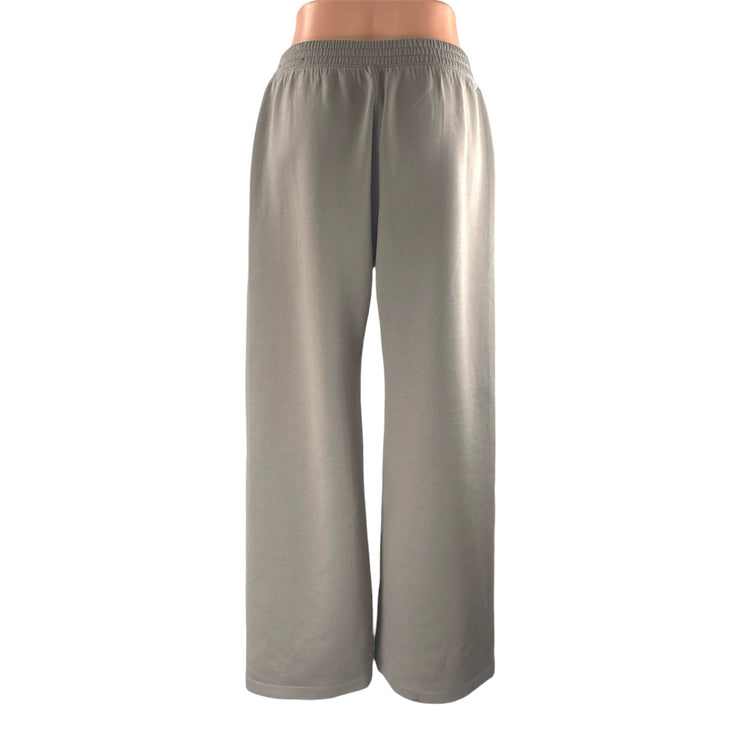 YPB neoKNIT Women's Gray High Rise Wide Leg Yoga Trousers Sweat Pants Size M