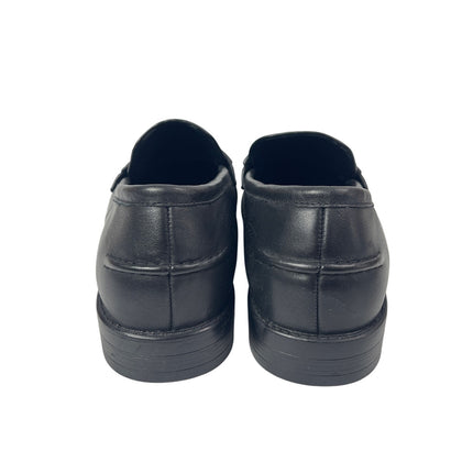 NEW Tiffany & Co Mens Black Leather Low Top Slip On Almond Toe Loafers Shoes 8.5