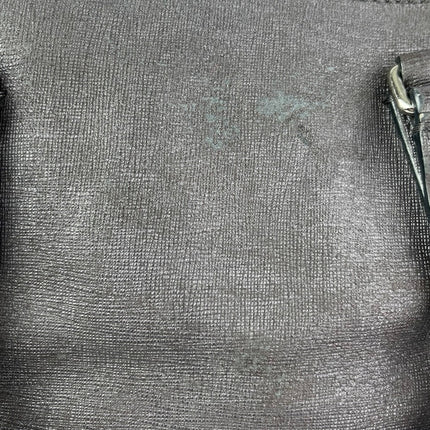 Coach Saffiano Women's Black Leather Adjustable Mini Satchel Handbag Crossbody