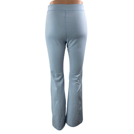 Aritzia Wilfred Free Powder Blue High Rise Flare Bootcut Leggings Pants Size M