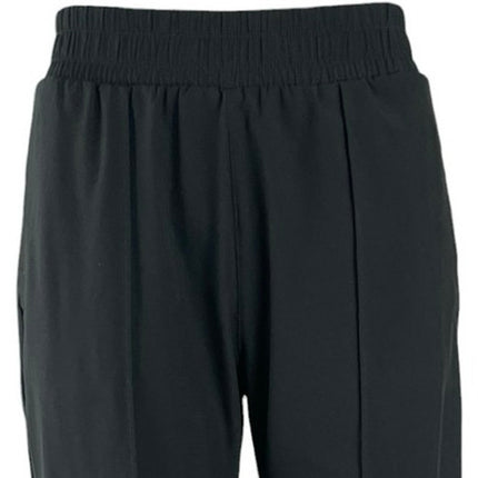 Abercrombie & Fitch Women's Black High Rise Pull On Wide Leg Trousers Pants XXS
