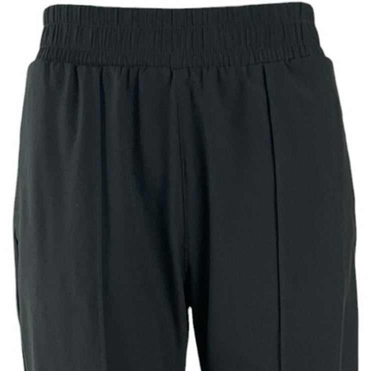 Abercrombie & Fitch Women's Black High Rise Pull On Wide Leg Trousers Pants XXS