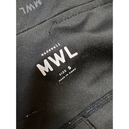 Madewell Black Sleeveless Halter Crossback Cami Camisole Mini Bodycon Dress Sz S