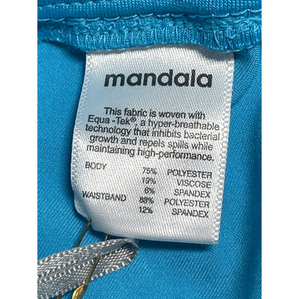 NEW Mandala Women Pacific Blue Slim Straight Nurse Medical Scrub Pants Size SP