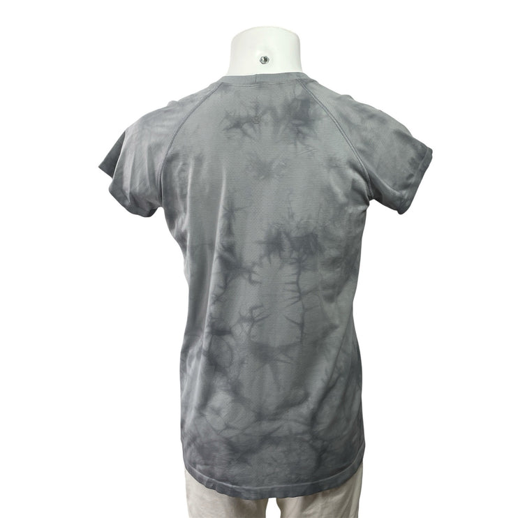 Lululemon Swiftly Tech Mens Gray Marble tie Dye Short Sleeve Tee T-Shirt Top L
