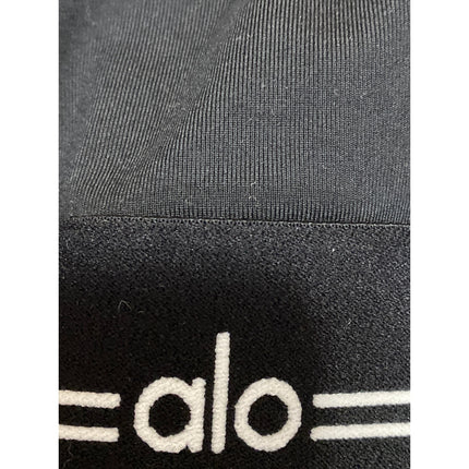 Alo Yoga Airbrush Better Together Women's Black Athletic Activewear Sports Bra S