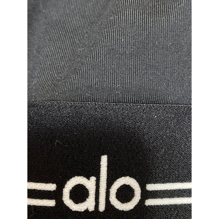 Alo Yoga Airbrush Better Together Women's Black Athletic Activewear Sports Bra S