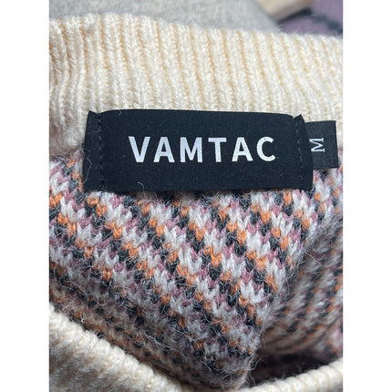 Vamtac Men's Multicolor Dinosaur Crew Neck Long Sleeve Sweatshirt Sweater Top M