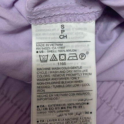 NEW Old Navy Active Womens Purple Elastic Waist Windbreaker Cargo Jogger Pants S