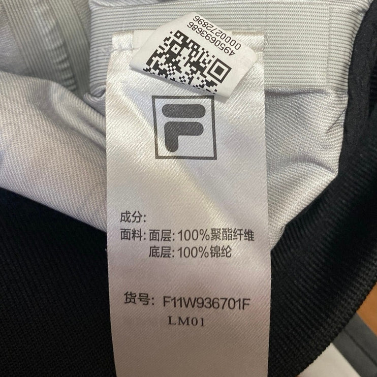 FILA X 3.1 Phillip Lim Womens Multicolor Zip Up Long Sleeve Logo Bomber Jacket L