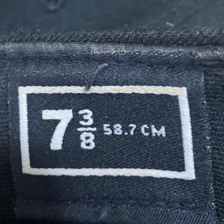 MLB Official Black Orange San Francisco Giants Baseball Sport Flat Cap Hat 7 3/8