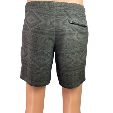Chubbies The Quest Athlounger Mens Gray Geometric Aztec Print  Casual Shorts S
