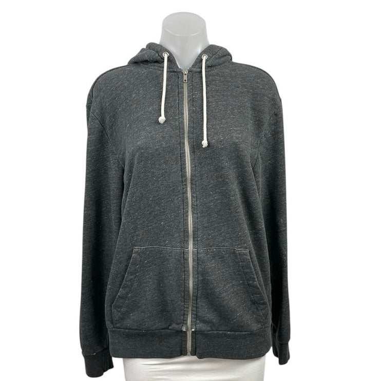 H&M Gray Long Sleeve Athletic Activewear Sweater Hoodie Sweatshirt Jacket Top M