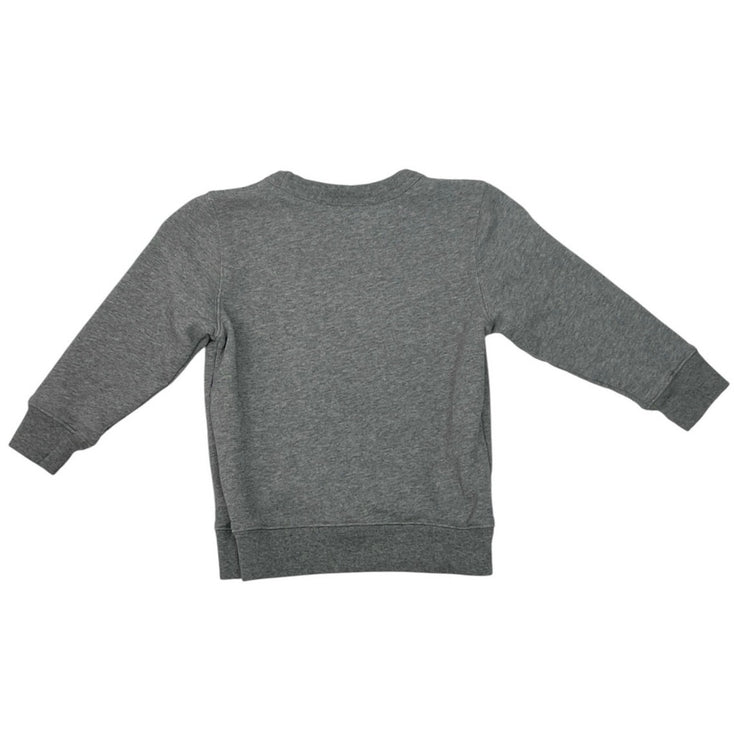 Acne Studios Kids Gray Fleece Long Sleeve Crew Neck Sweater Sweatshirt Top 3-4