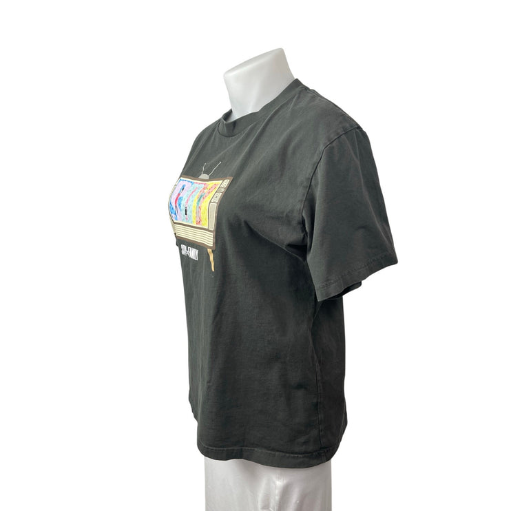 Uniqlo Women's Gray Spy Family Anime Japanese Short Sleeve T Shirt Tee Top XL