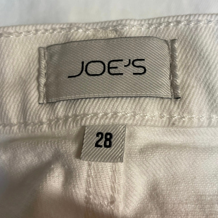 Joe's The Margot Slim Women's White High Rise Straight Ankle Denim Jeans Size 28