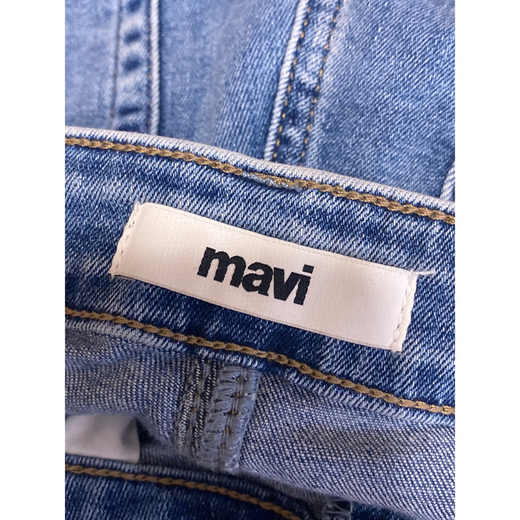 Mavi Paloma Women's Blue High Waisted Wide Leg Baggy Denim Jeans Size 25x31
