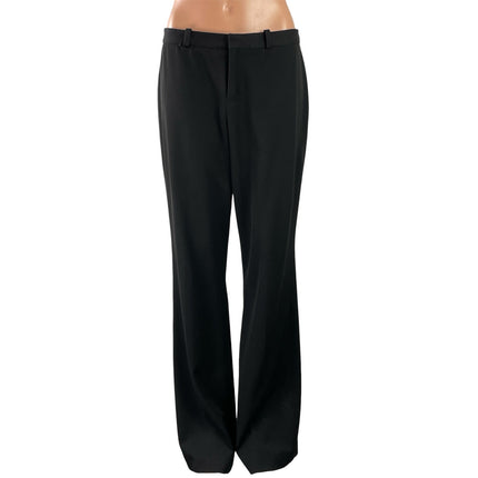 Nine West Cyndi Women's Black High Rise Wide Leg Baggy Trousers Pants Size 6