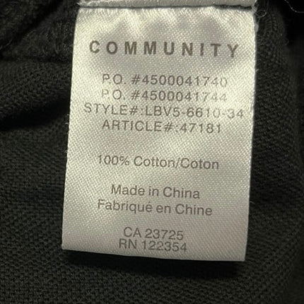 Aritzia Community Cebu Black Pull On Tapered Cargo Jogger Sweat Pants Size XXS