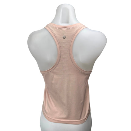 Lululemon Peach Pink Racerback Yoga Workout Running Athletic Tank Top Size 4