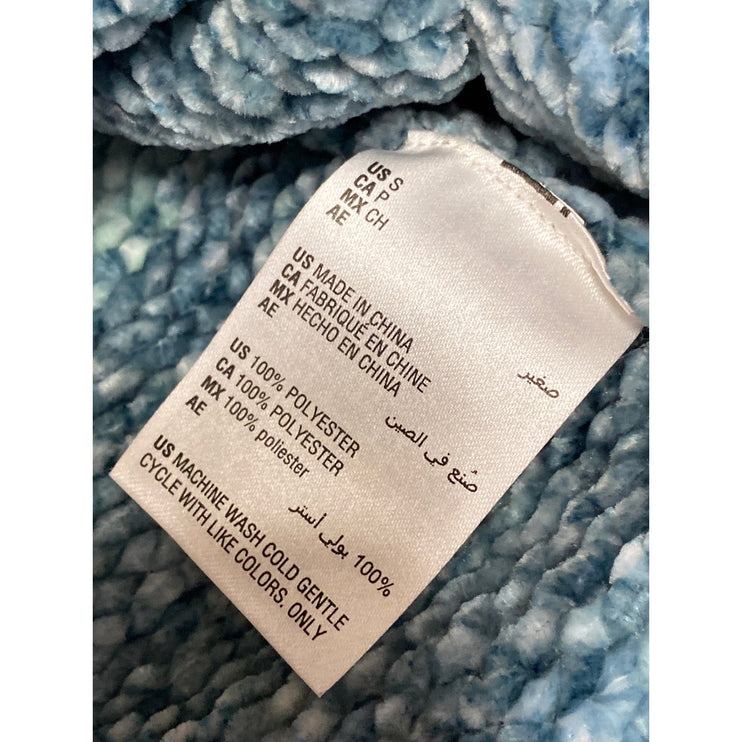 Style & Co Woemn's Green Striped Knit Crewneck Long Sleeve Knit Sweater Top Sz S