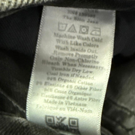 Everlane Uniform Women's Black Slim Straight Leg Casual Denim Jeans Size 34