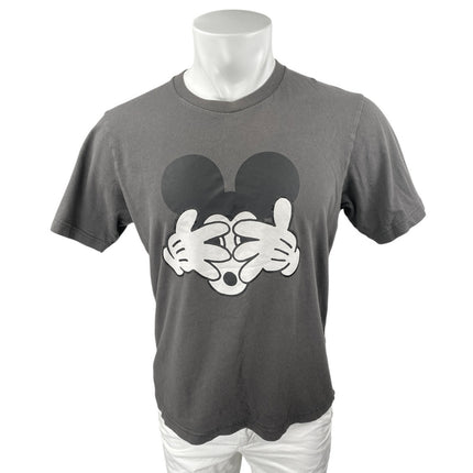 Uniqlo Geoff McFetridge Men's Black Disney Mickey Mouse T Shirt Tee Top Size M