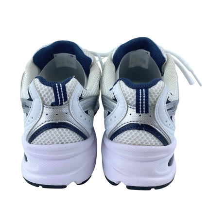 New Balance 530 Men's White Silver Lace Up Activewear Running Sneakers Shoes 6.5