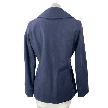 Ralph Lauren Polo Jeans Co. Navy Blue Wool Double Breasted Pea Coat Jacket Sz M