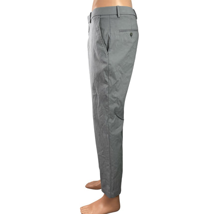 Tommy Hilfiger Men's Gray Mid Rise Straight Leg Trousers Dress Pants Size 32x30