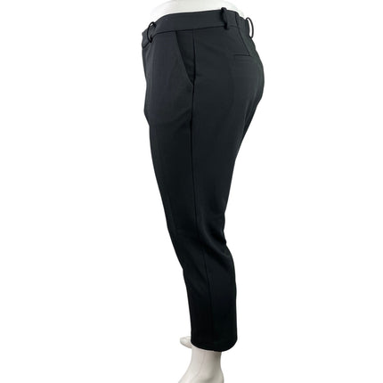 Rachel Roy Women's Black High Waisted Straight Ankle Trousers Pants Size 16