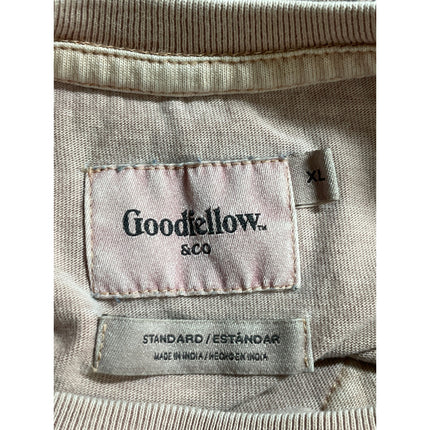 Goodfellow & Co Men's Beige Long Sleeve Pocket Sweater Sweatshirt T-Shirt Top XL