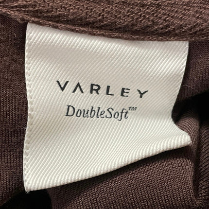 Varley Women's Brown Long Sleeves Oversized Pullover Sweatshirt Sweater Top Sz S