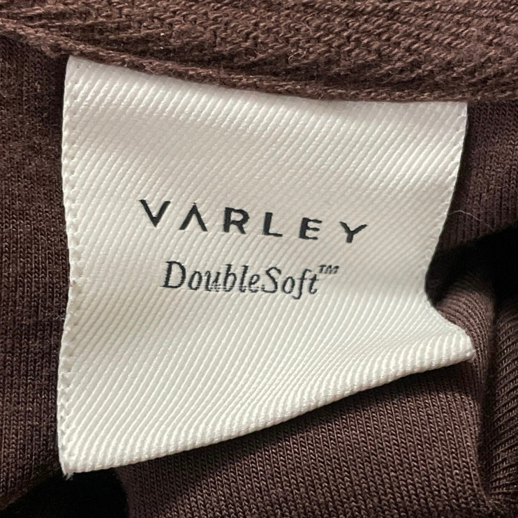 Varley Women's Brown Long Sleeves Oversized Pullover Sweatshirt Sweater Top Sz S