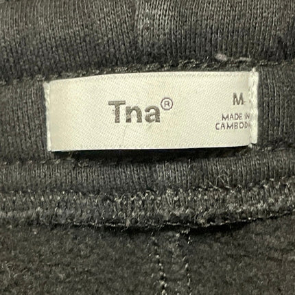 Aritzia TNA Cozy Women's Black Sweatfleece Boyfriend Jogger Sweat Pants Size M