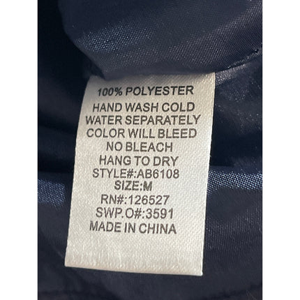 Alythea Women's Blue Tweed Frayed Hem Mid Rise Slim Button Mini Straight Skirt M