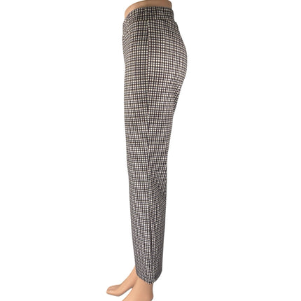Sanctuary Women's Multicolor Plaid Check High Rise Crop Trousers Pants Size S