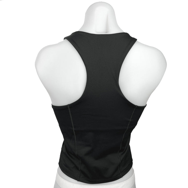 Victoria's Secret Black Sleeveless Racerback Activewear Athletic Tank Top Size S