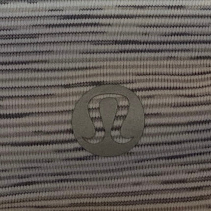 Lululemon Gray Strappy Cross Back Sleeveless Yoga Athletic Sports Bra Crop Top 2