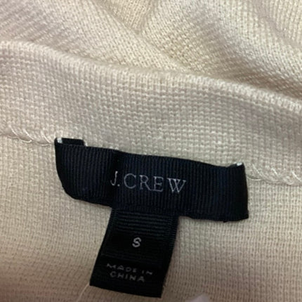J.Crew Women's Cream Wool Boat Neck Long Sleeve Pullover Sweater Top Size S