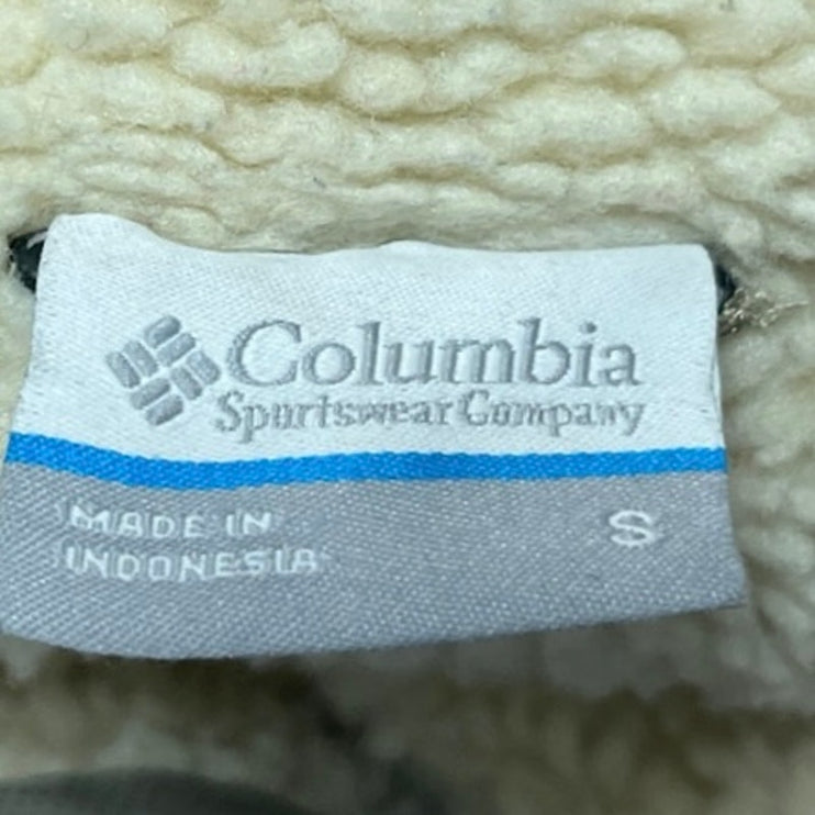 Columbia South Canyon Down Women's Gray Hooded Sherpa Coat Parka Puffer  Size S