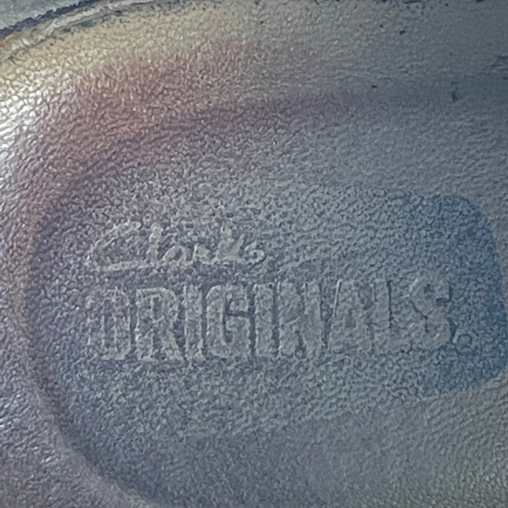 Clarks Originals Desert Mali Brown Leather Lace Up Distressed Ankle Boots Sz 9M