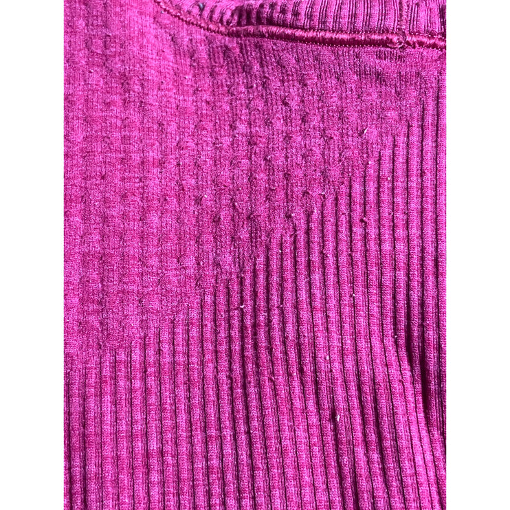 Lululemon Pink Scoop Neck Sleeveless Yoga Athletic Activewear Crop Tank Top Sz 2