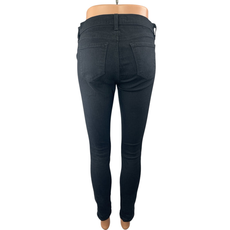 J Brand Women's Black Low Rise Slim Fit Stretch Skinny Leg Denim Jeans Pants 25