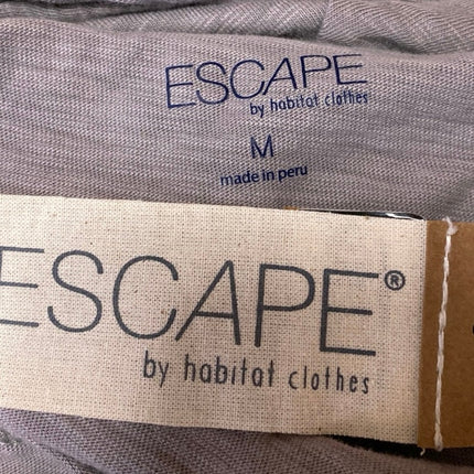 NEW Escape Women's Gray Heather Long Sleeve Hoodie Hooded Sweatshirt Top Size M