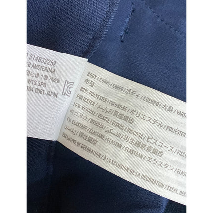 Abercrombie & Fitch Women's Navy Blue High Rise Cargo Wide Leg Trousers Pants 29